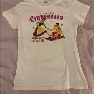 🎇Disney White Tee with Pink Graphic